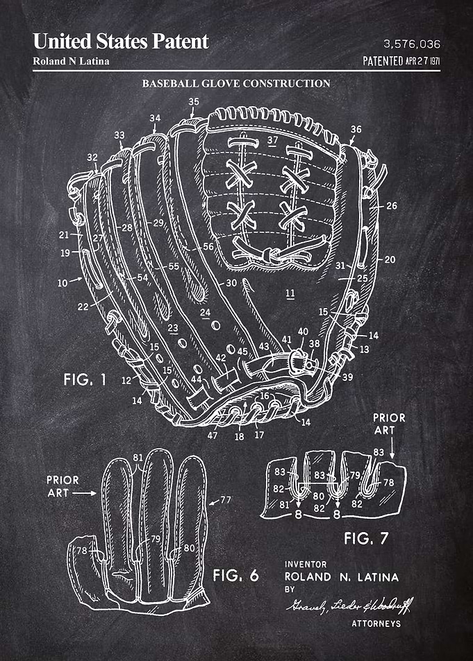 1971 baseball glove