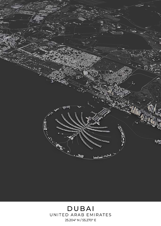 Dubai 3D City Map