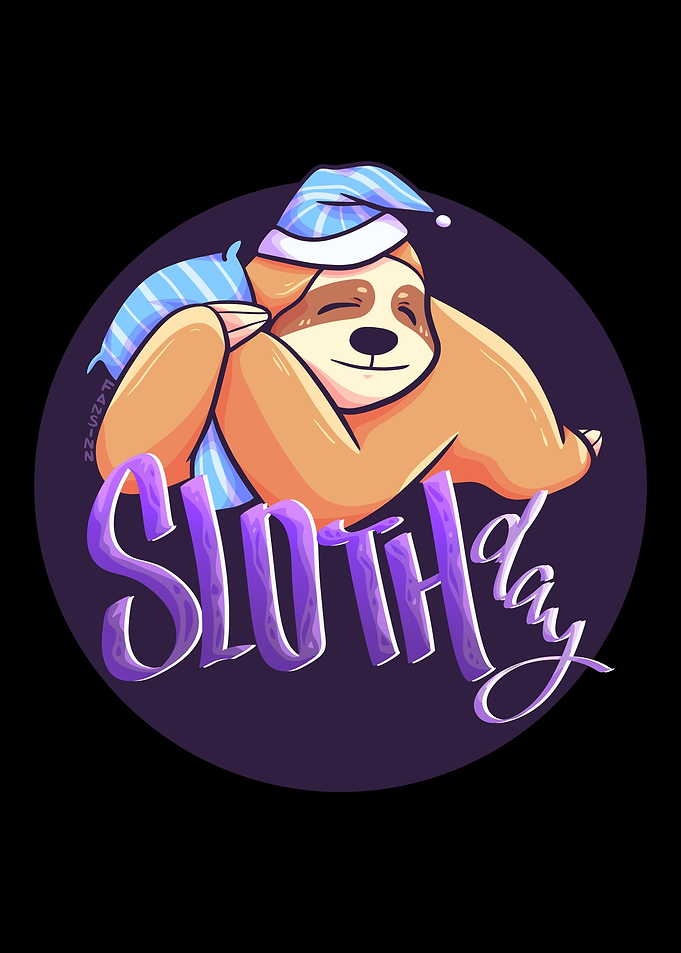 sleep funny lazy day sloth