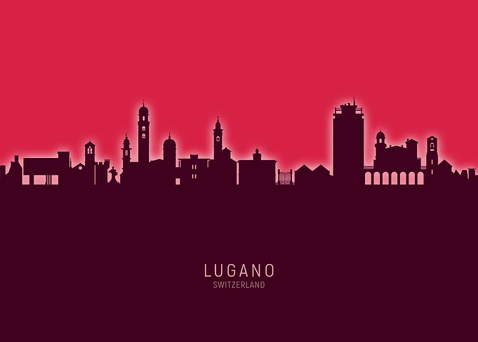 Lugano Skyline Switzerland