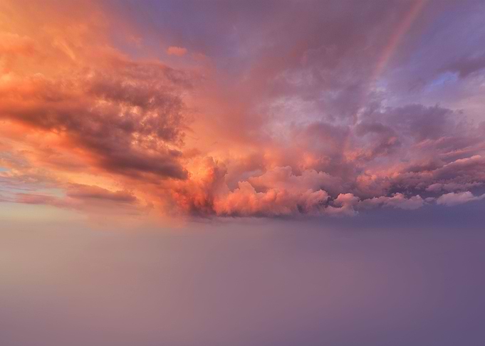 Light purple clouds