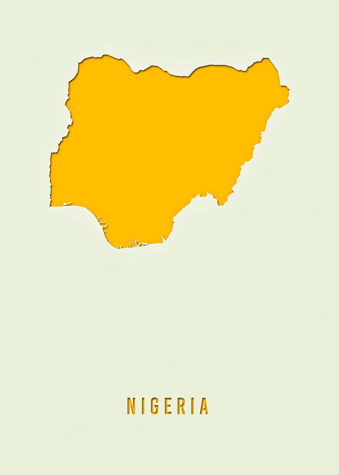 MAP OF NIGERIA