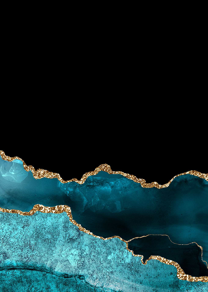 Teal Gold Agate 10