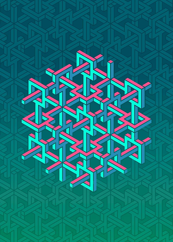 Optical illusion geometry