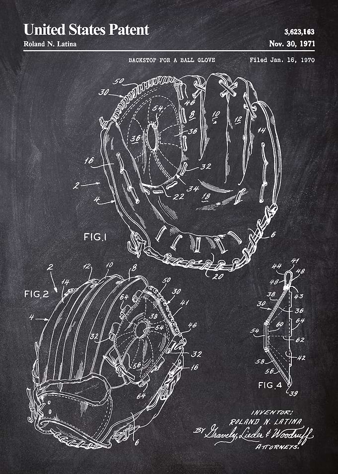1971 baseball glove