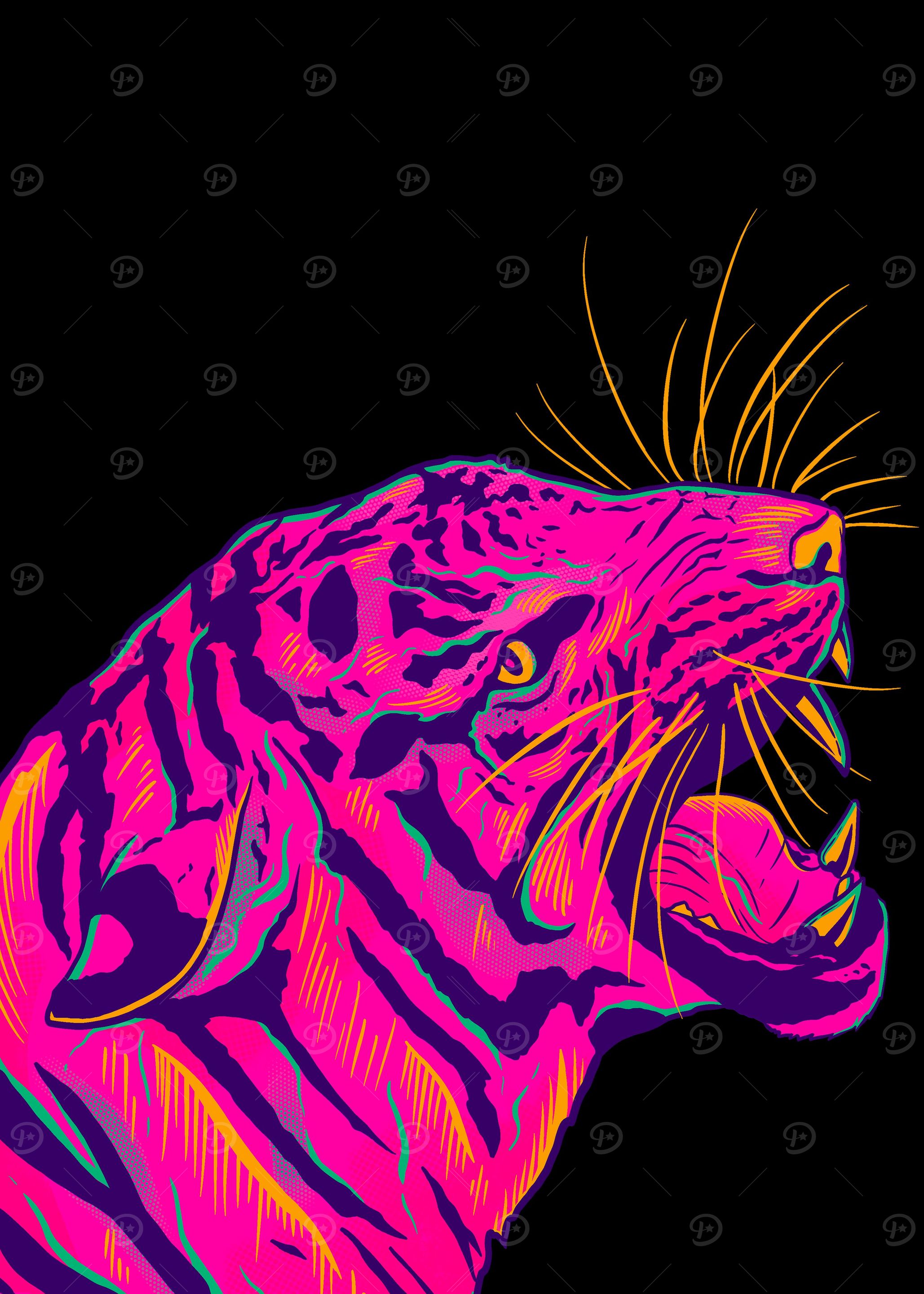 Neon Tiger Side