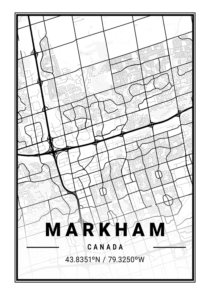 Markham Light City Map