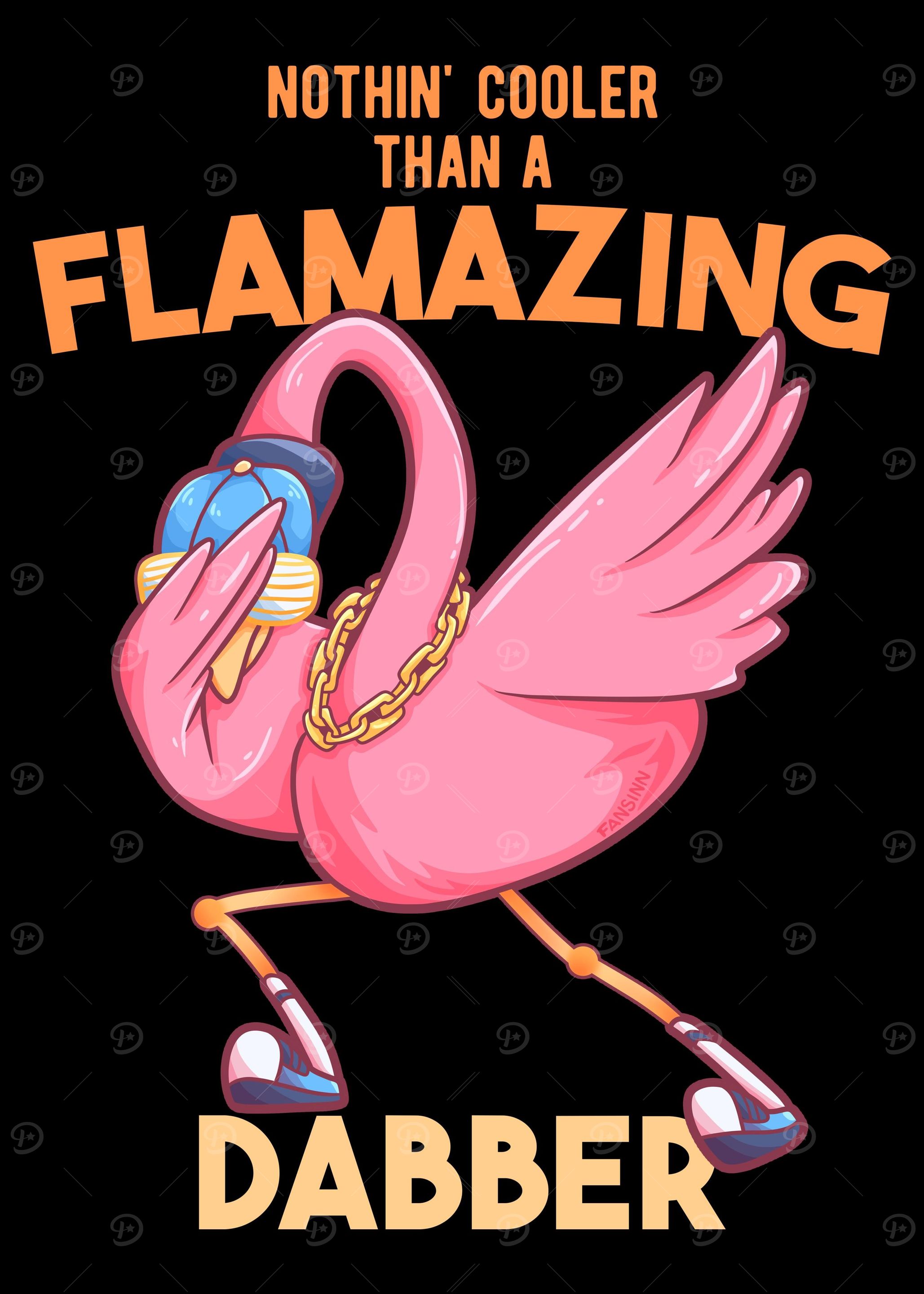 dabbing Flamingo Flamazing