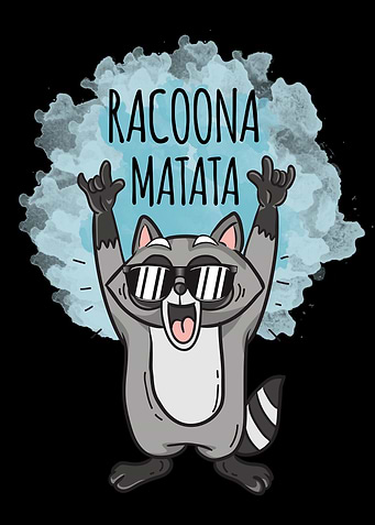 Funny Racoon