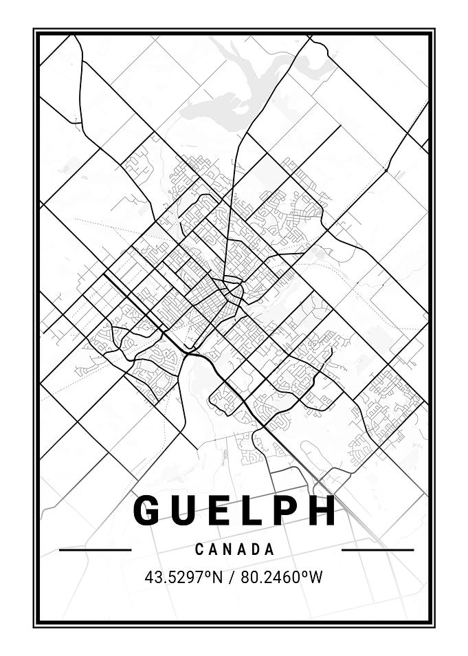 Guelph Light City Map