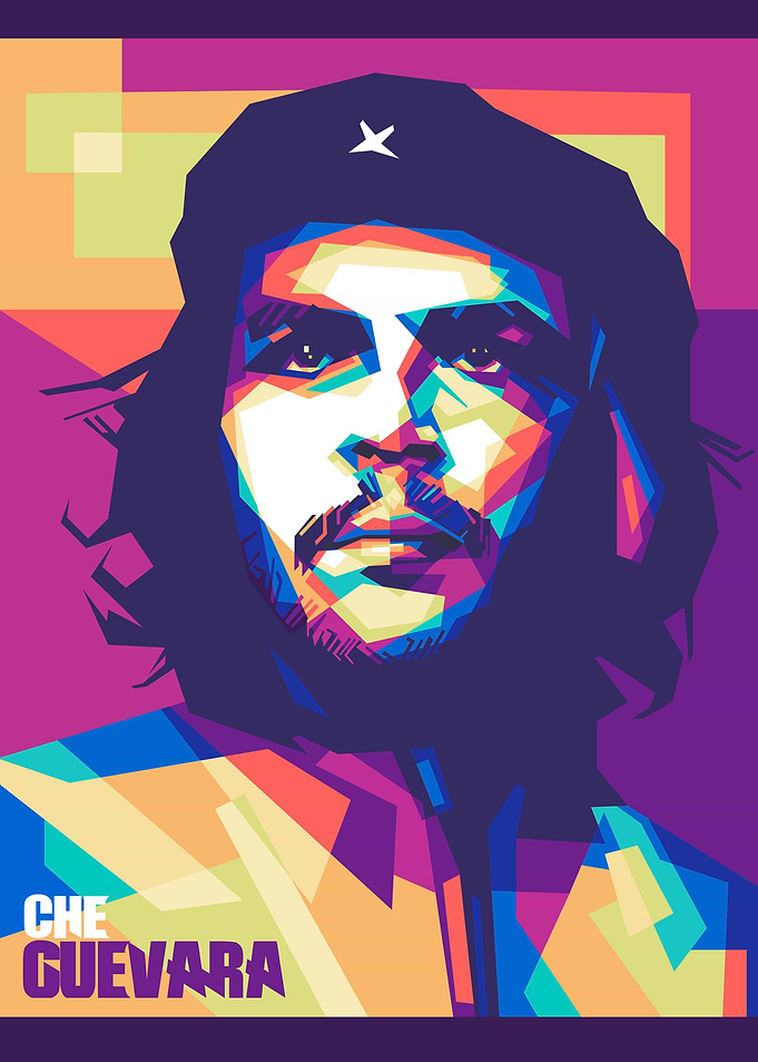 Che Guevara in Style WPAP