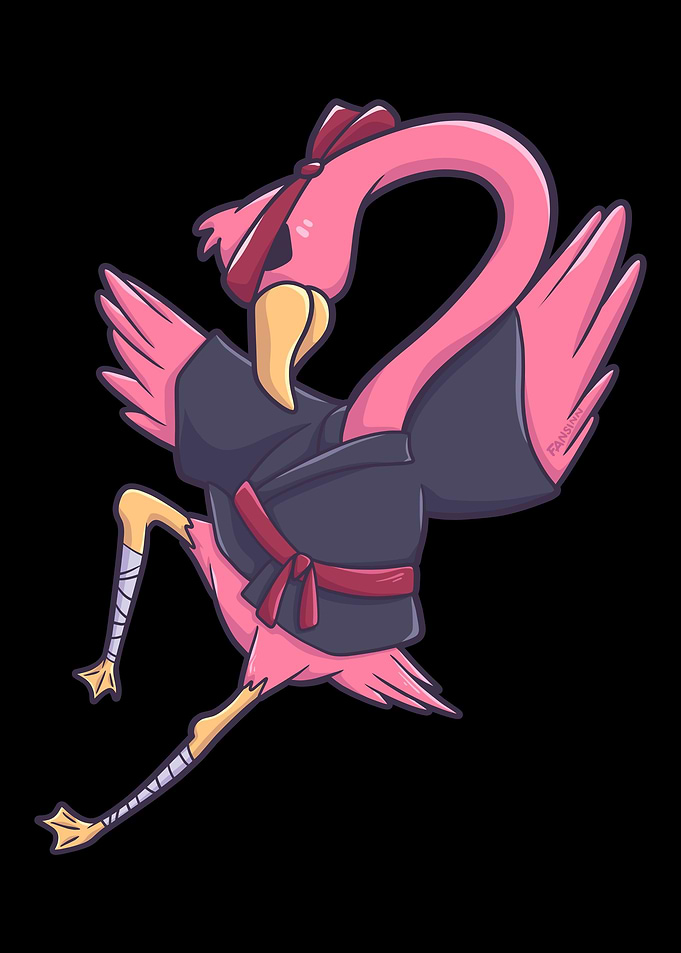 Flamingo Girl Ninja Samura
