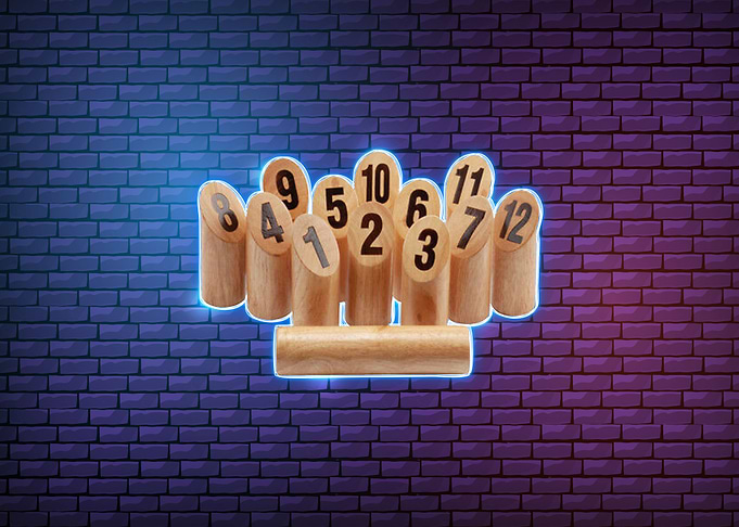 Molkky Wooden Pin Skittl