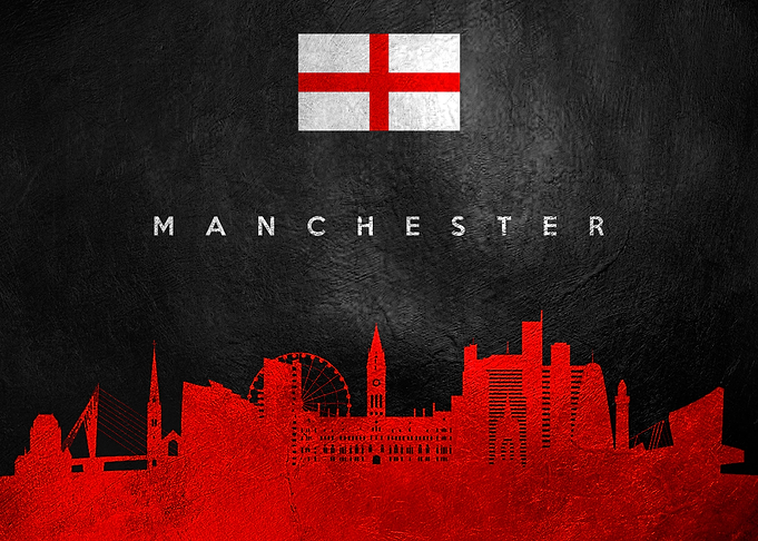 Manchester England Skyline