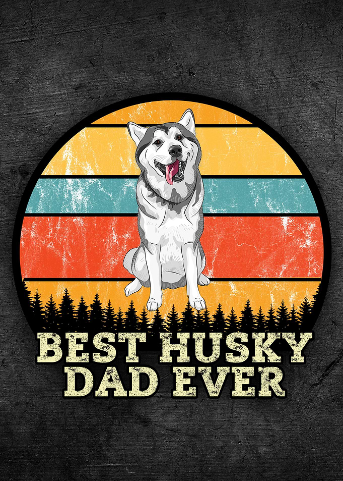 Husky Dad Fathers Day