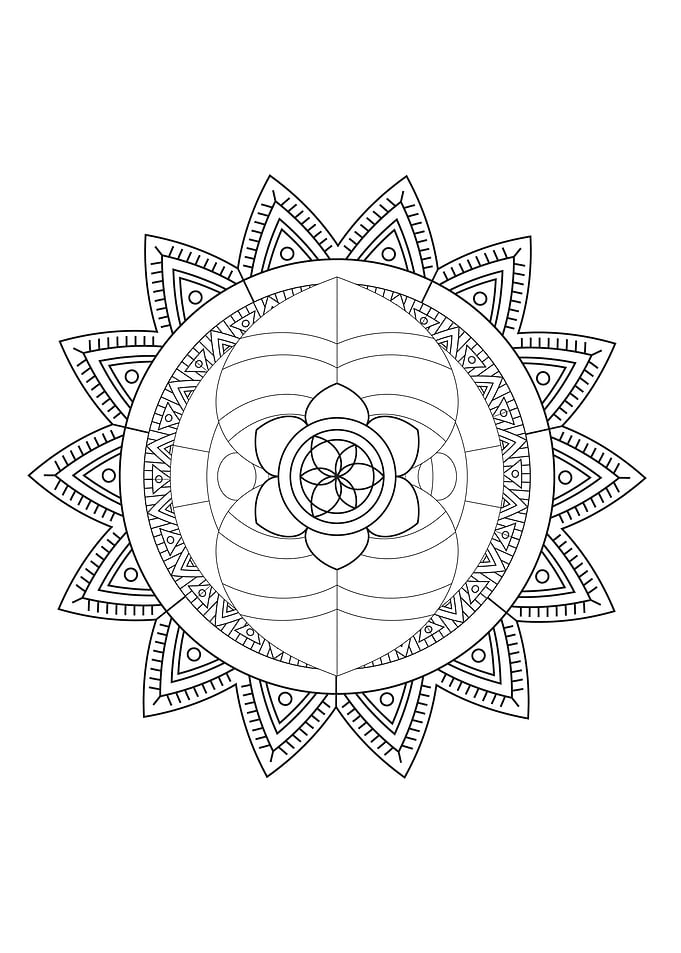 Mandala Art Poster