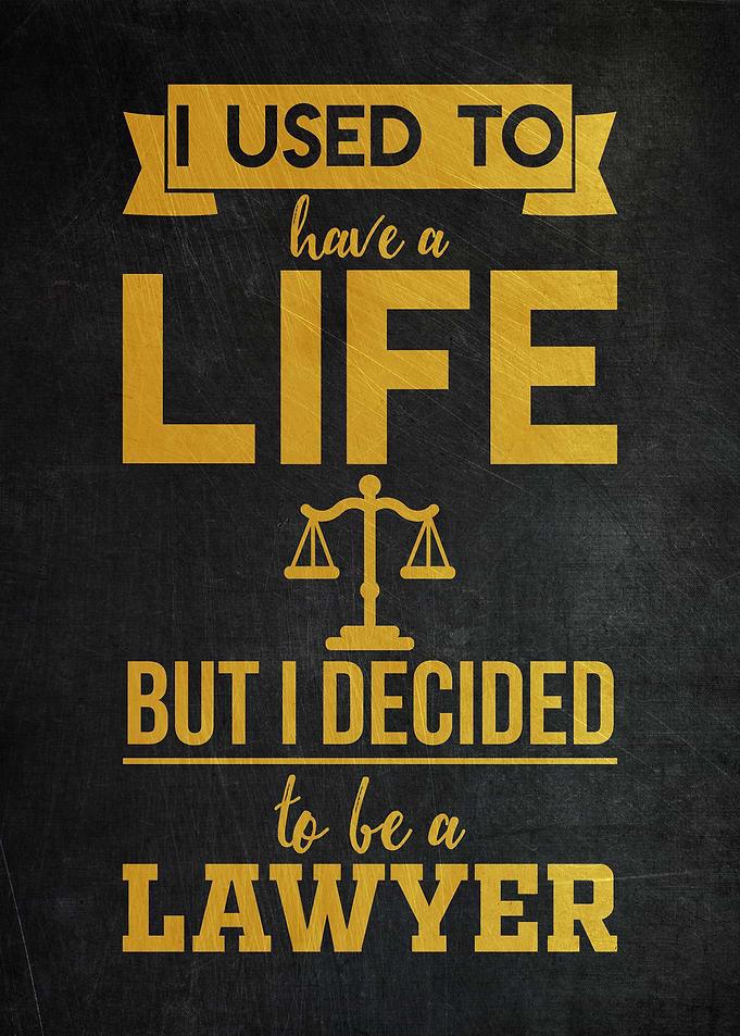 Lawyer Funny Poster