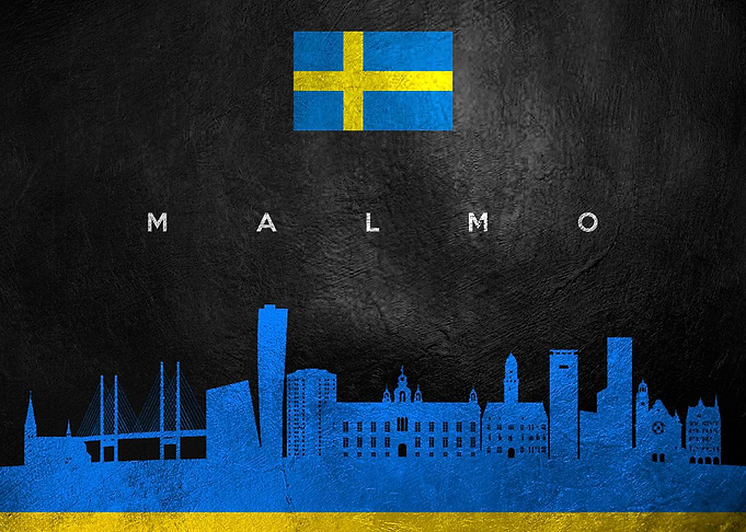 Malmo Sweden Skyline