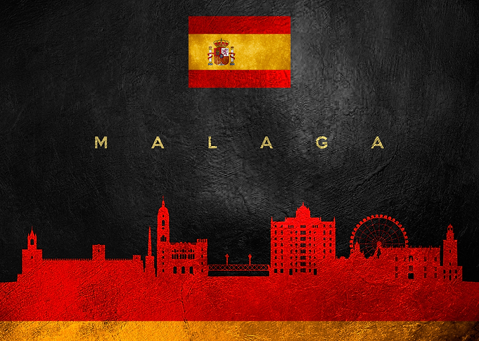 Malaga Spain Skyline