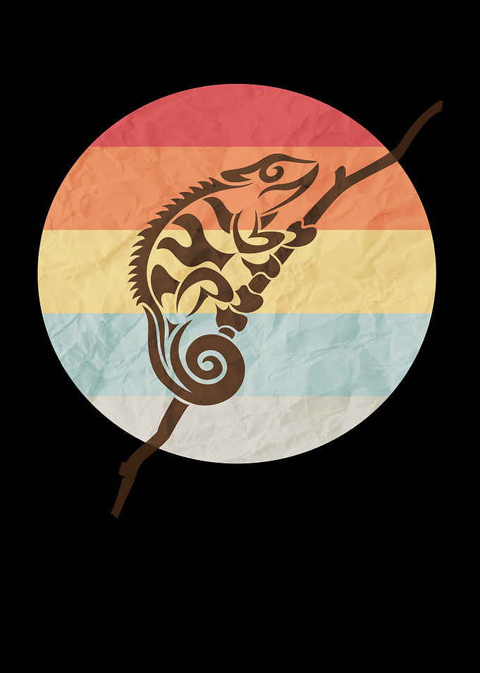 Chamleon Retro Reptile