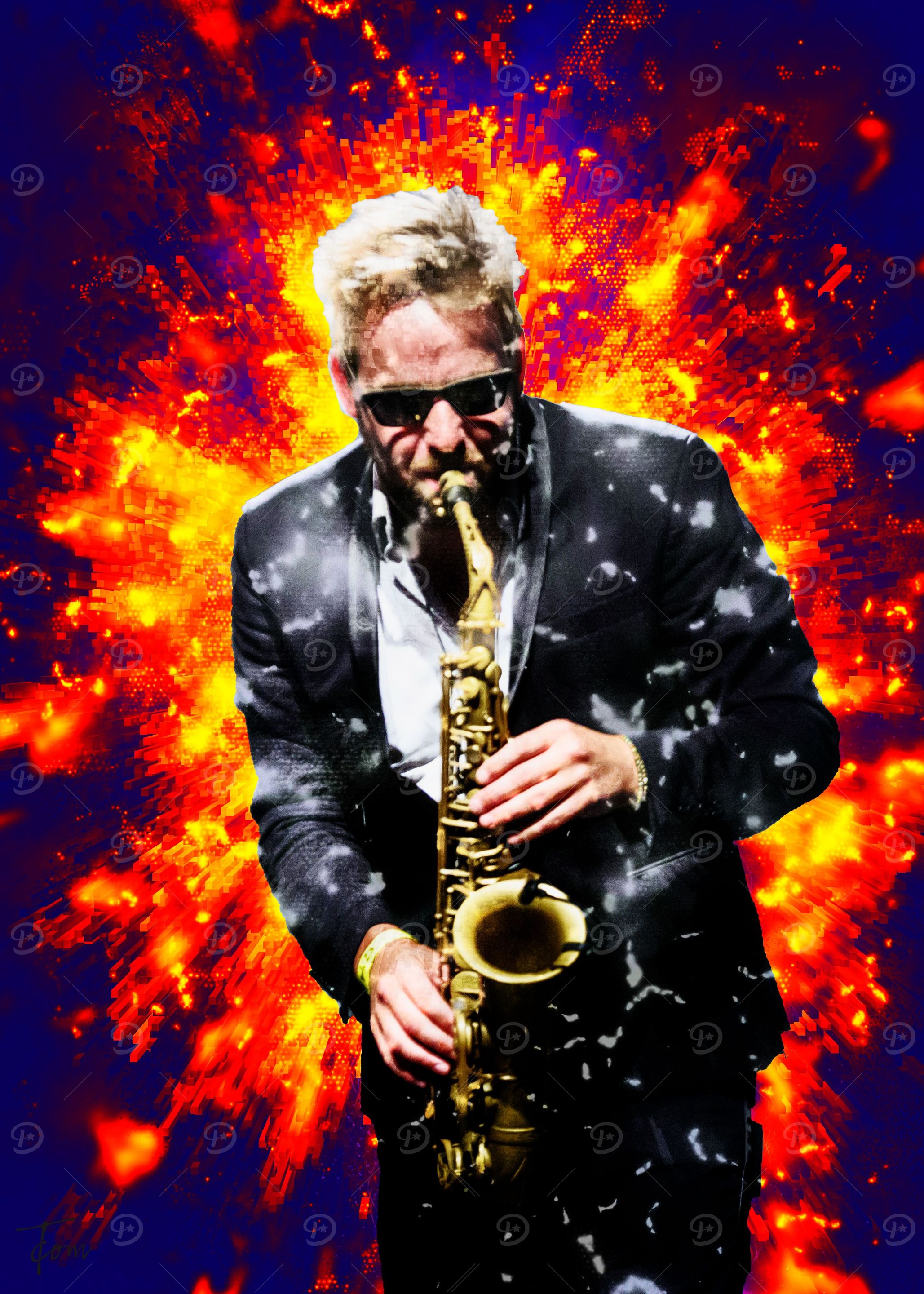 Sax player