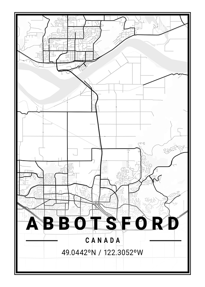 Abbotsford Light City Map