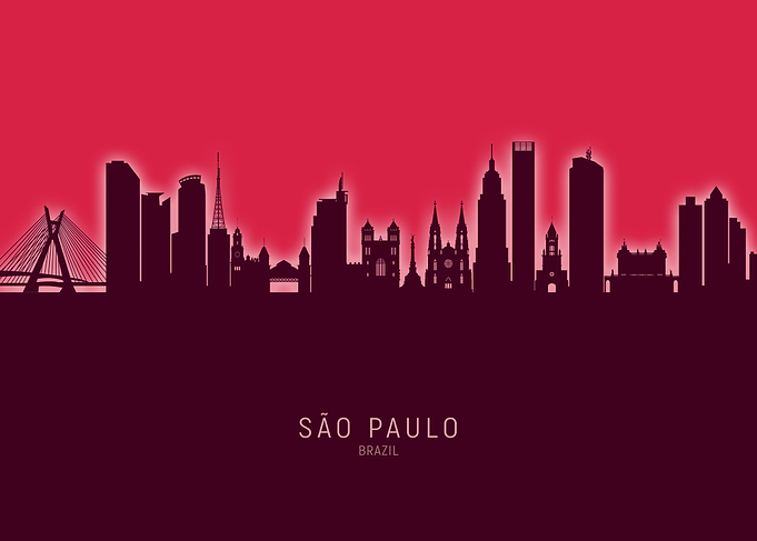 Sao Paulo Skyline Brazil