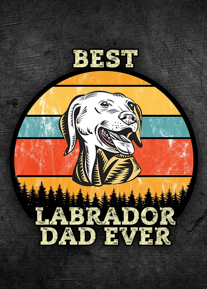 Labrador Dad Fathers Day