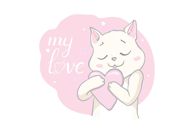 Cute cat My love
