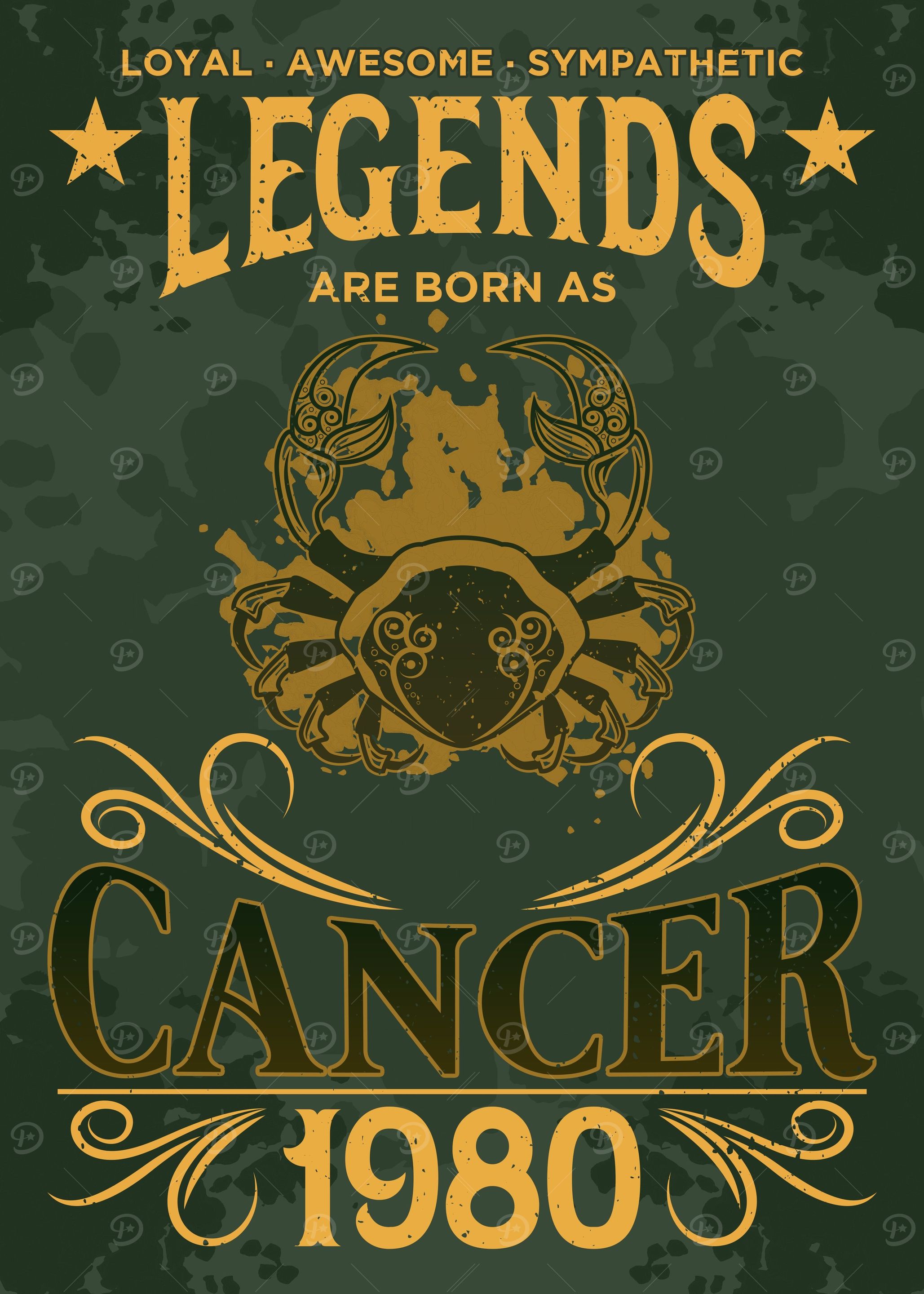 Born As Cancer 1980 Gift