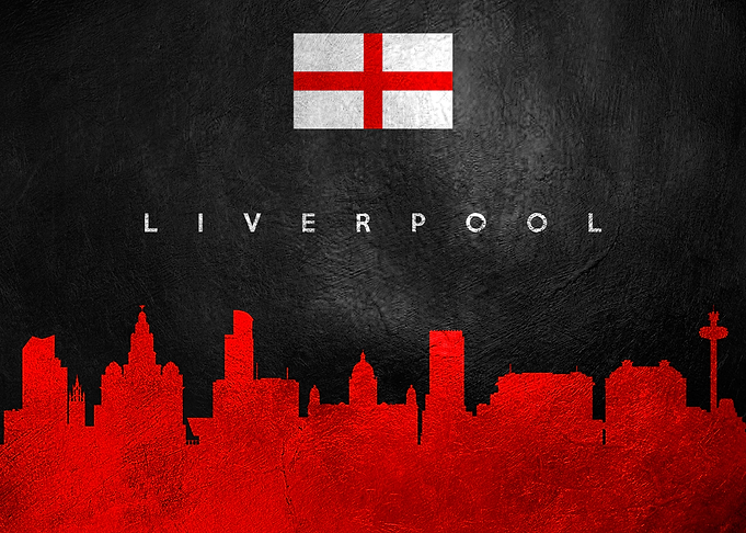 Liverpool England Skyline