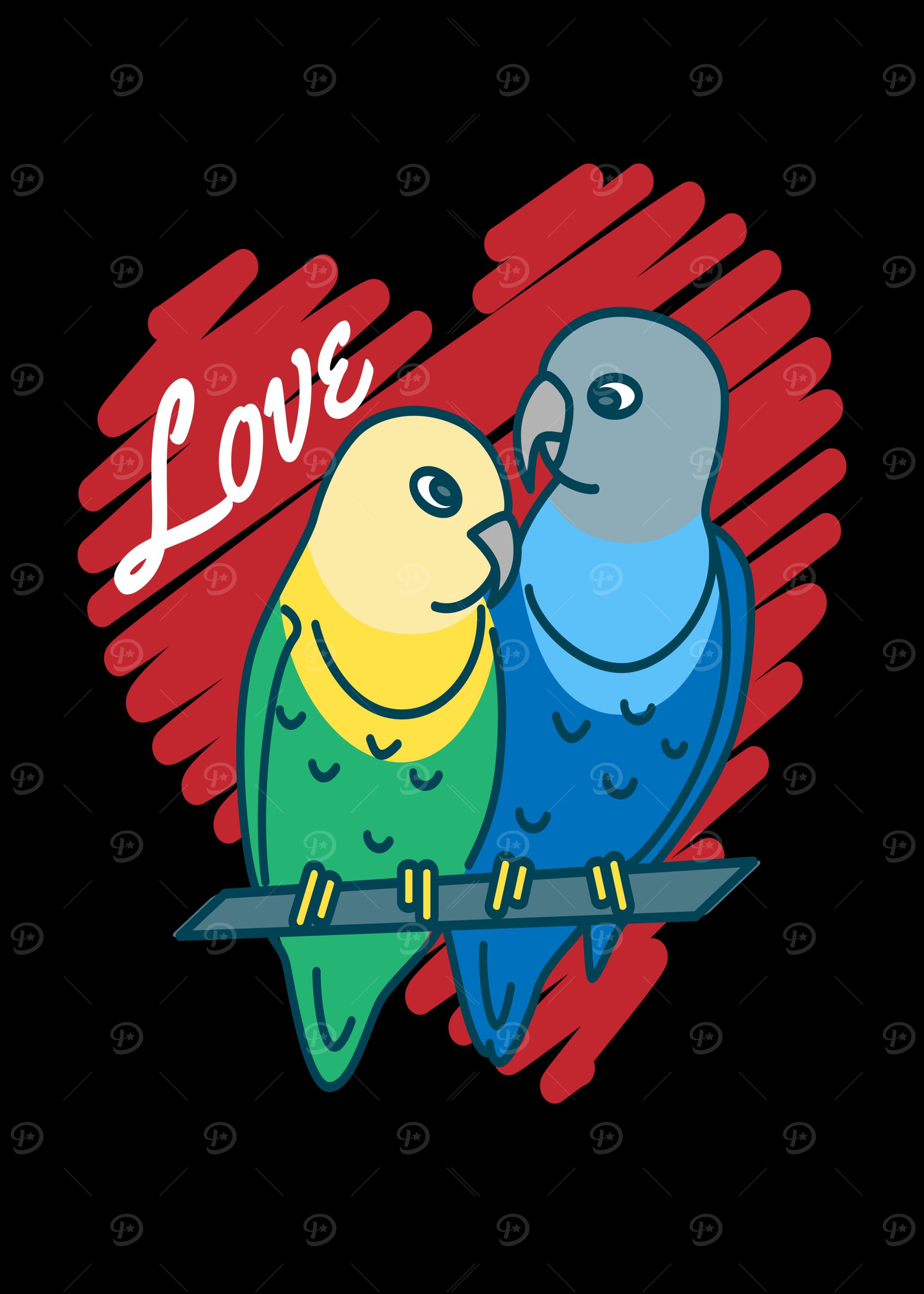 Budgie Love Bird lover Pet