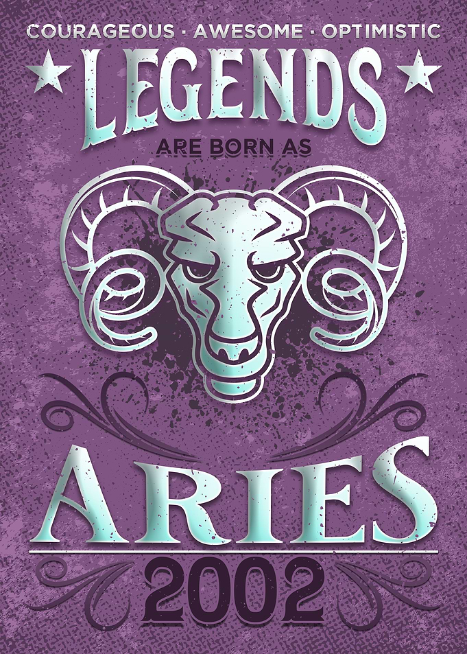Born As Aries 2002 Gift