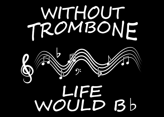 Funny Trombone Player Gift