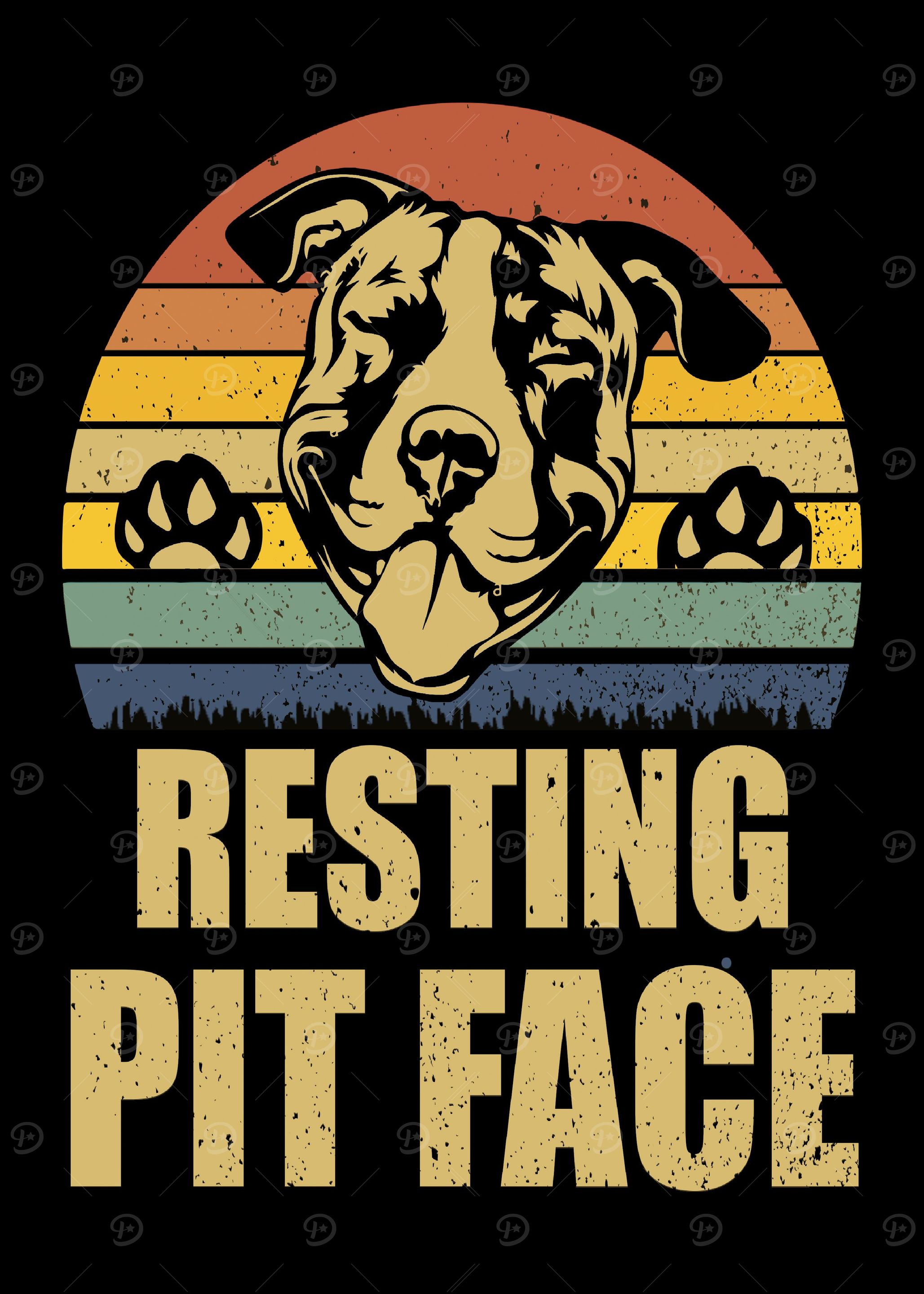 Resting Pit Face