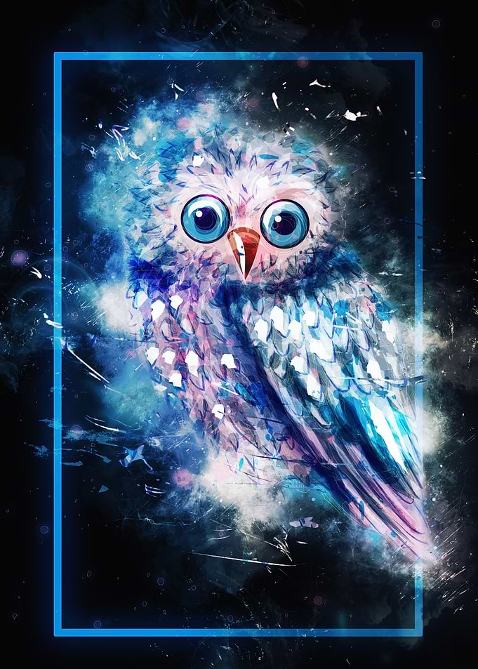 Owl watercolor