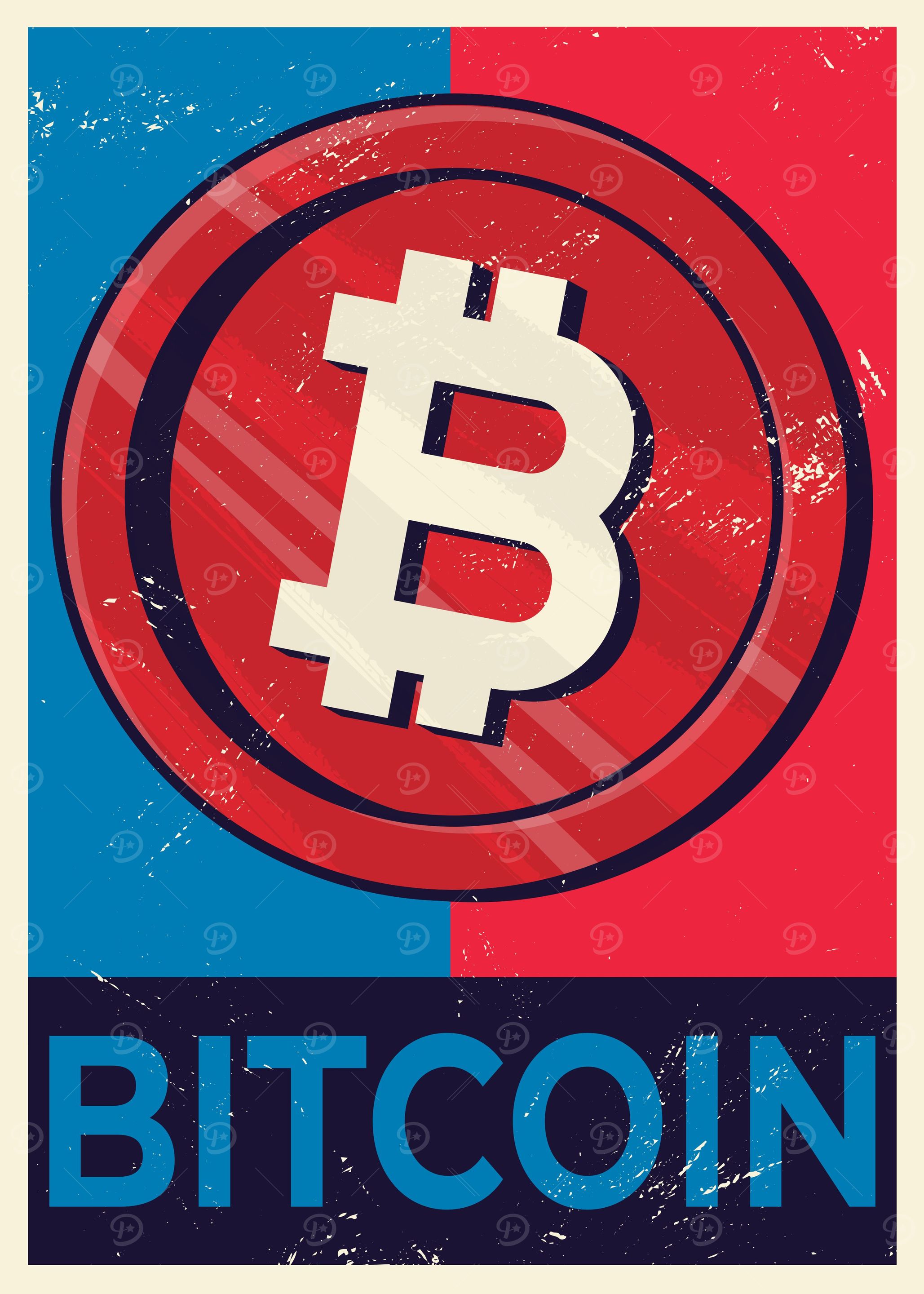 Bitcoin Pop Art