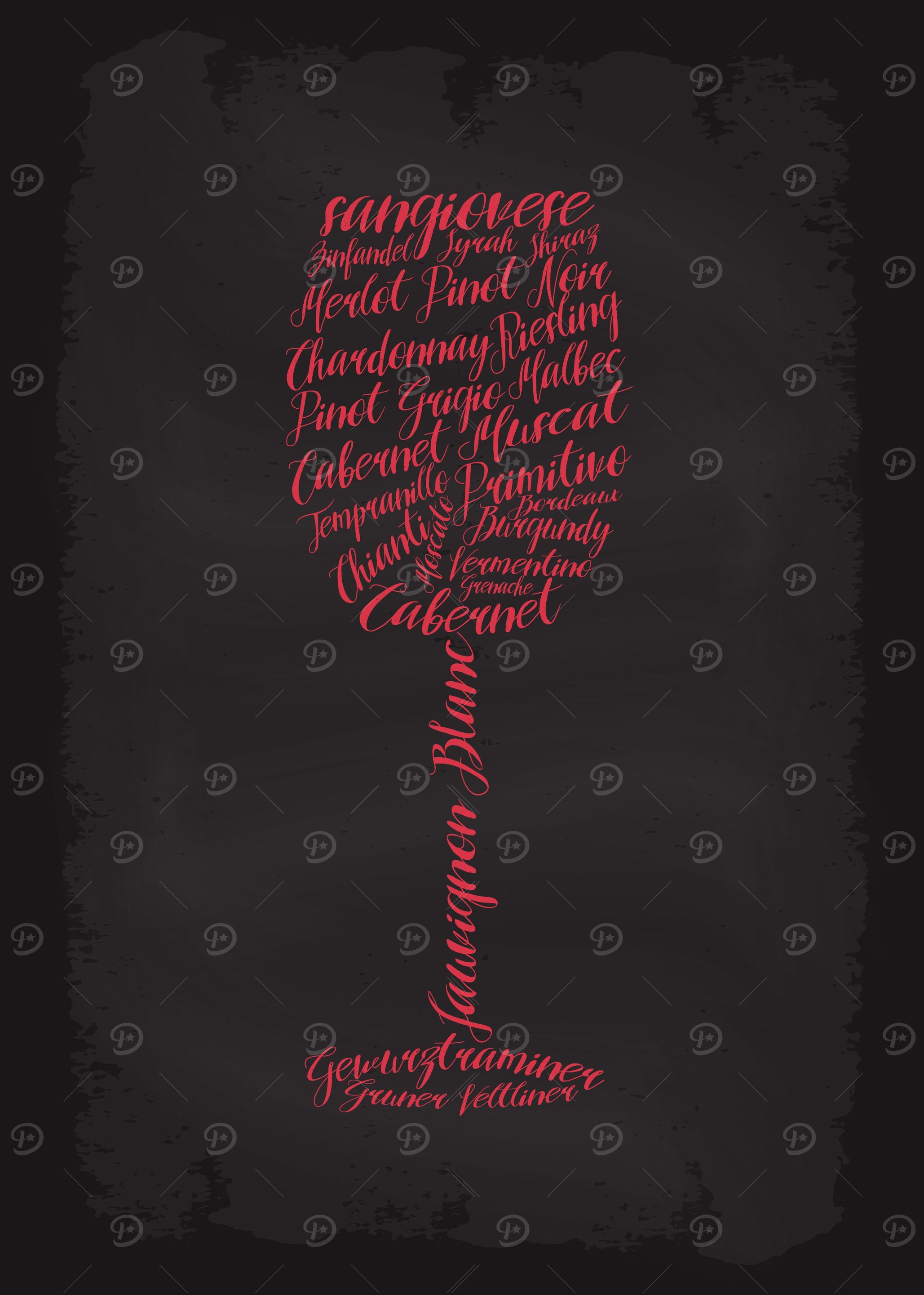 Wine Types Glass Red