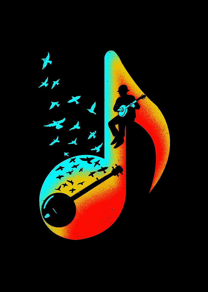 Music Banjo Player