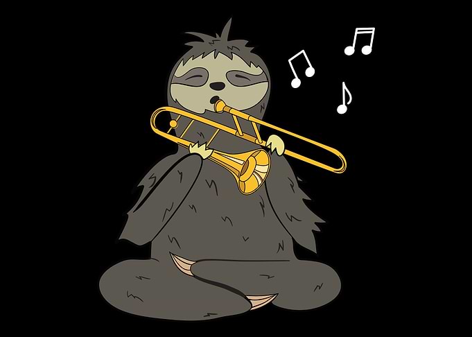 Funny Trombone Player Gift
