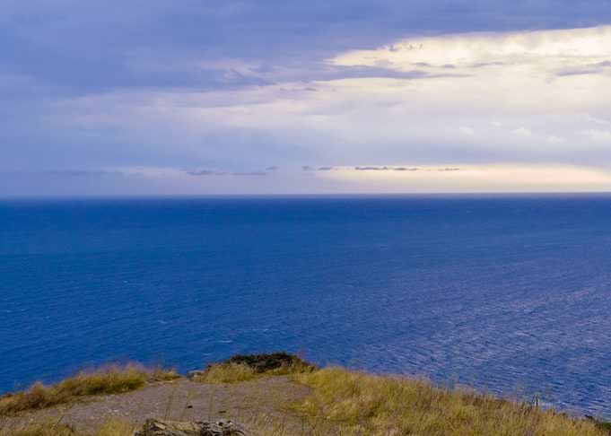 Above the sea