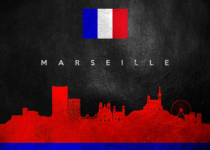 Marseille France Skyline