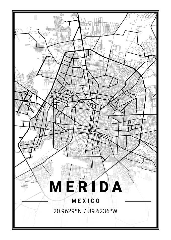 Merida Light City Map
