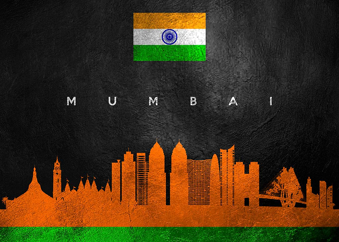 Mumbai India Skyline