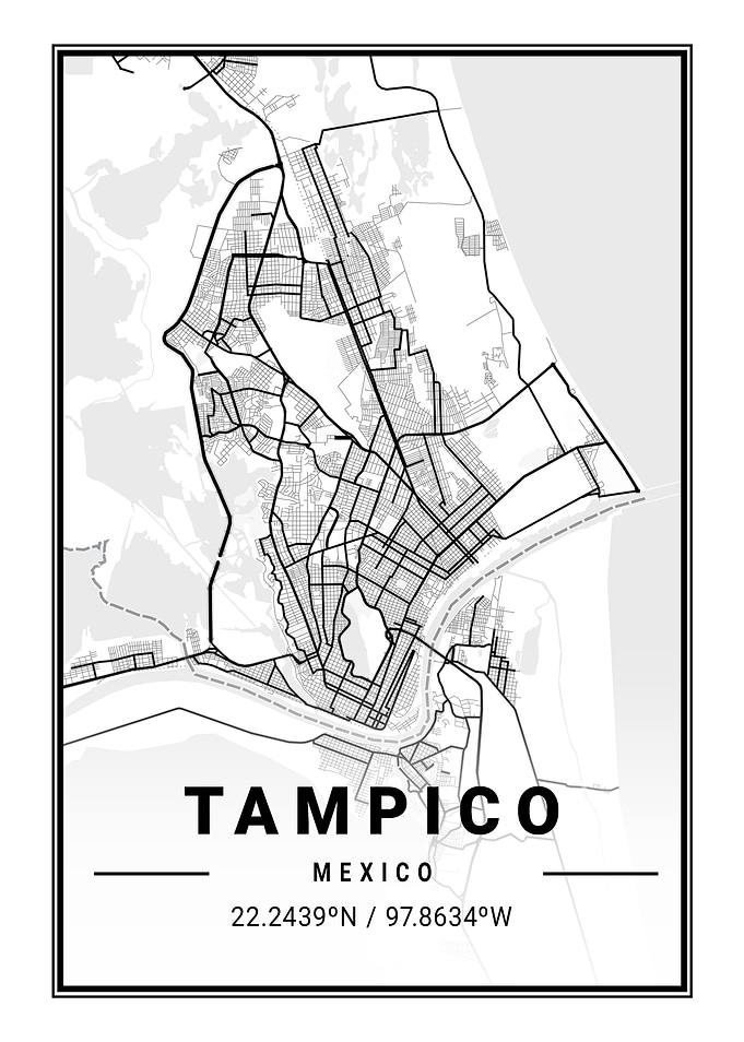 Tampico Light City Map
