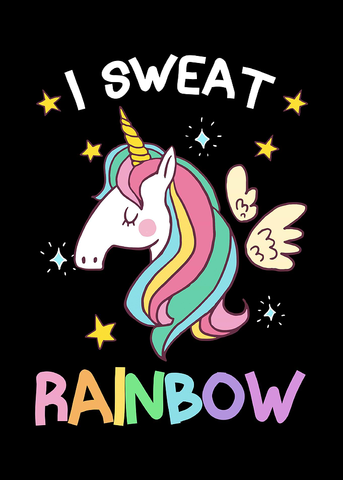 I Sweat Rainbow
