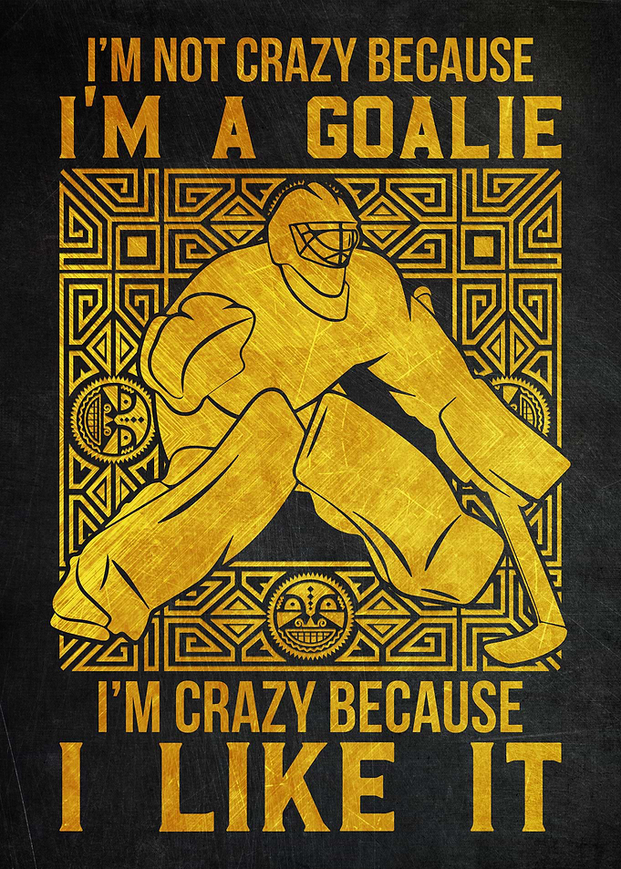 Goalie Golden Poster
