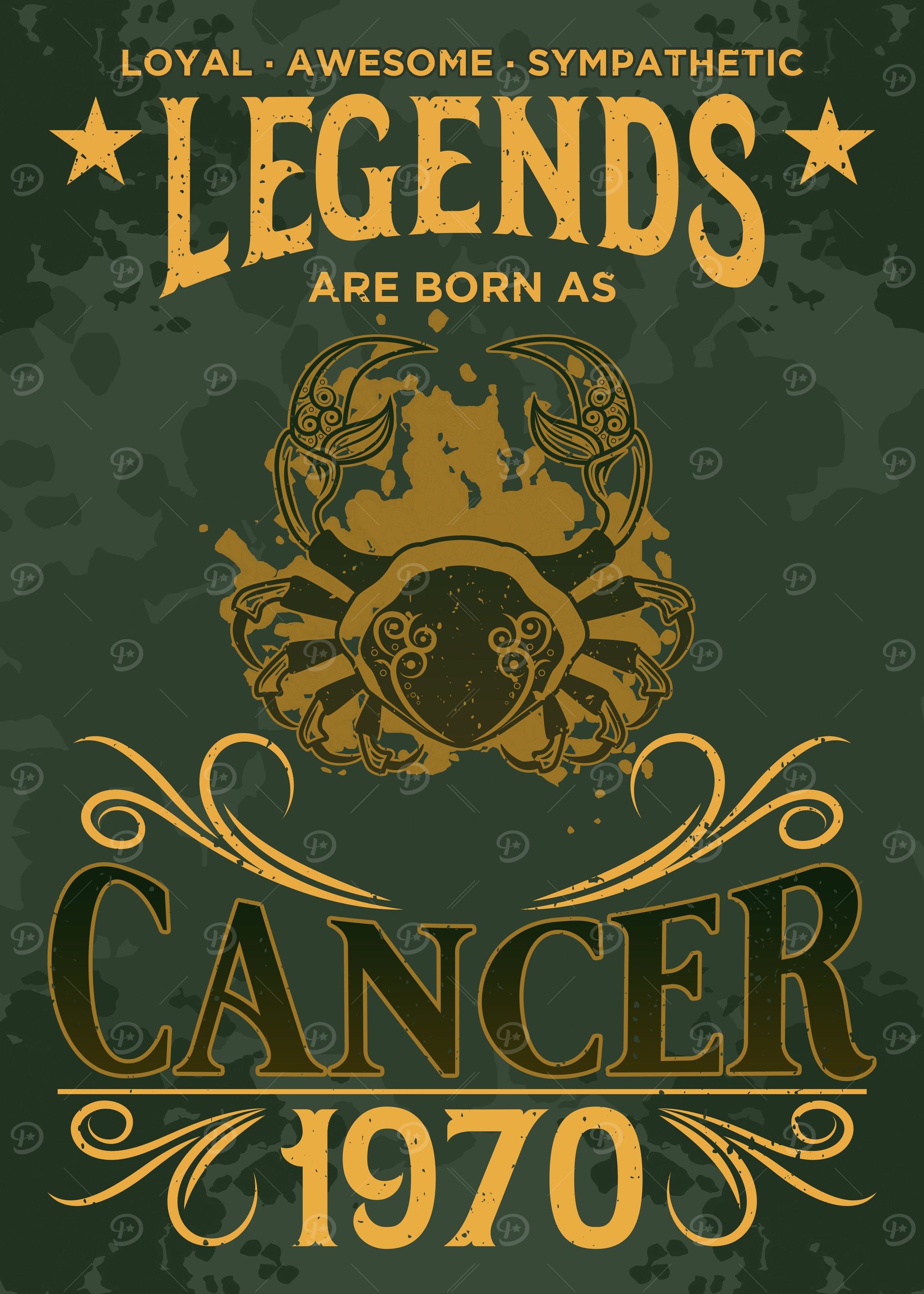 Born As Cancer 1970 Gift