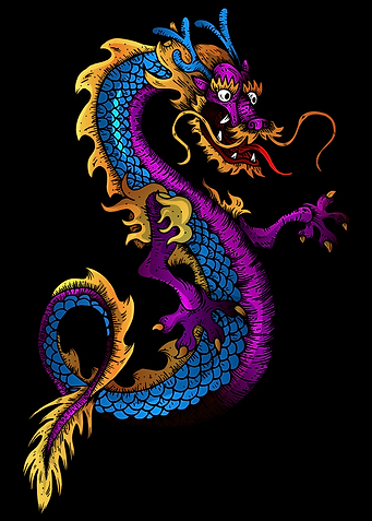 Colorful Japanese Dragon