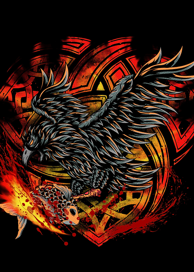 Viking Raven Hugin Munin